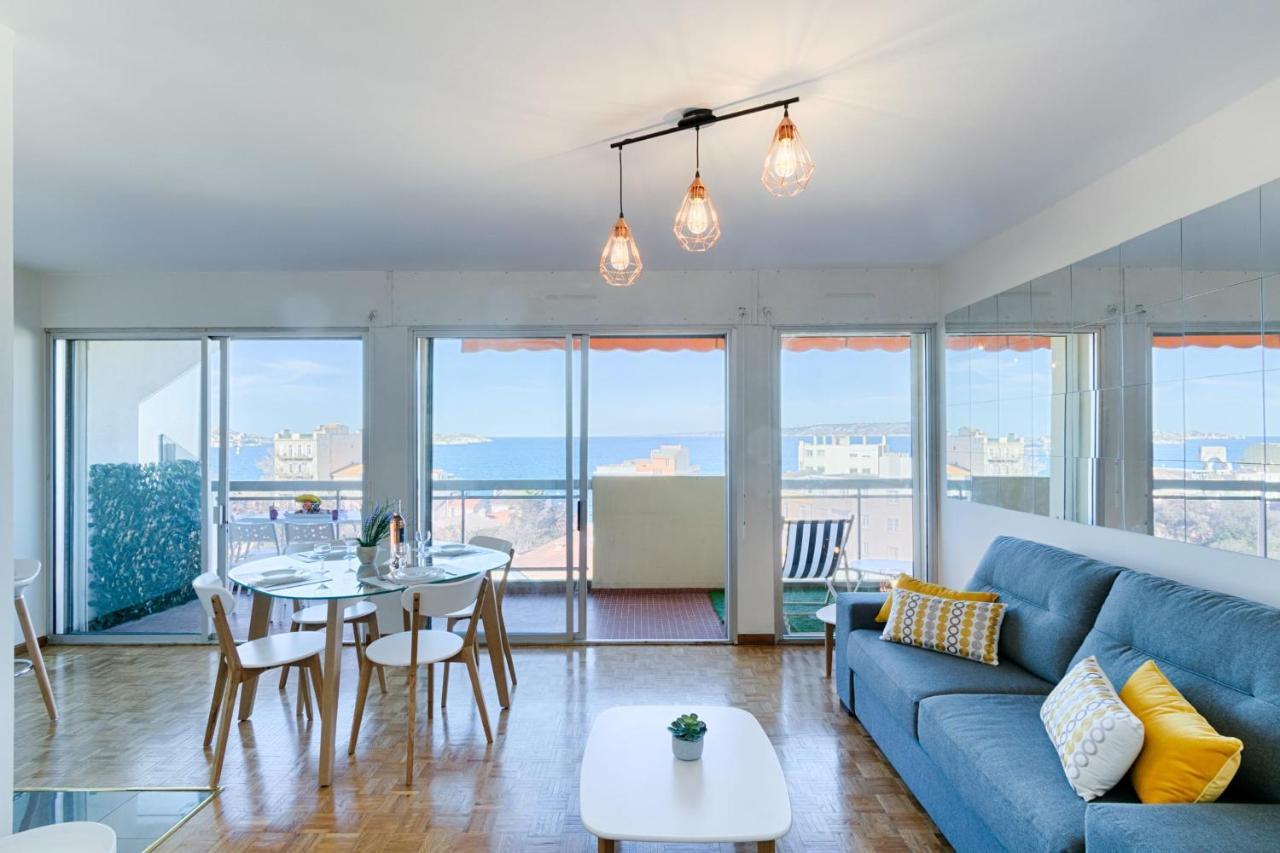 Vue Feerique Sur La Mer - Air Rental Marseille Exteriör bild